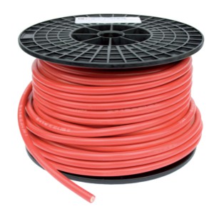 Accu kabel dubbel geisoleerd ROOD 35 mm2 (1rol = 50m)