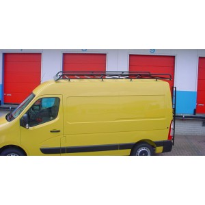 Dakdrager staal zw. poederl. (325 x 156 cm) Opel Movano L2H2