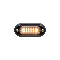 T-ION Mini LED Flitser, Amber, 24V R65, Ultra laag profiel
