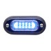 T-ION Mini LED Flitser, blauw, 12V, R65, Ultra laag profiel