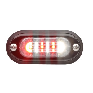 T-ION Mini LED Flitser, Wit, 24V R65, Ultra laag profiel