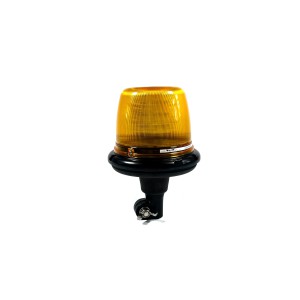 L41 Zwaailamp LED Amber 12/24  DIN. Montage
