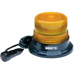 L53 zwaailamp LED, Amber, Magnetische montage