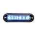 T-ION LED flitser, blauw, Oppervlakte montage, Ultra laag profiel