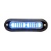 T-ION LED Flitser, blauw, R65 KL1, Opp. montage, ultralaag profiel