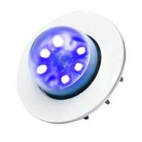 Vertex LED Flitser, blauw, Omnidirectioneel